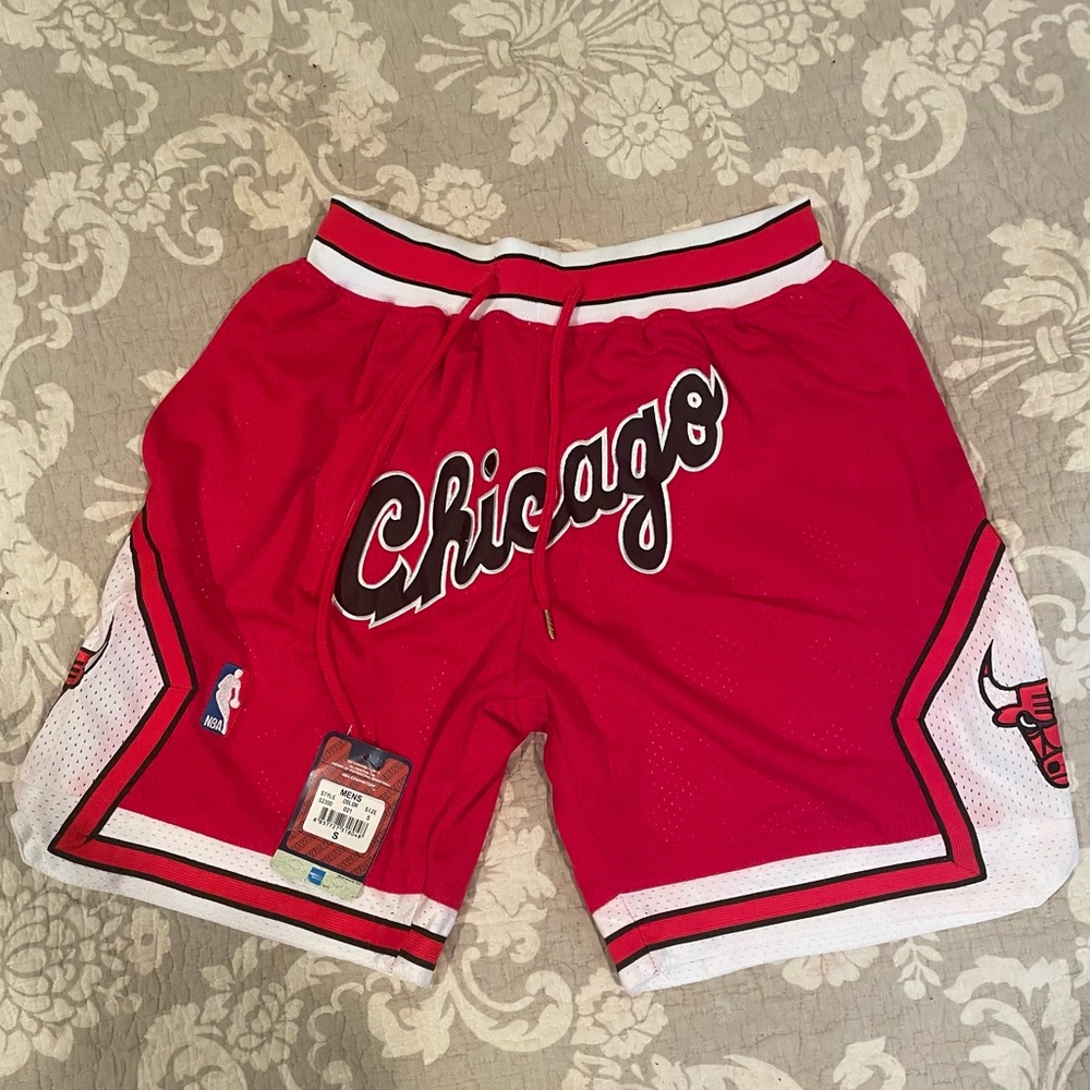 Just Don Hardwood Classics Chicago Basketball Shorts